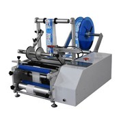Semi Automatic Sticker Labeling Machine Use For Round Bottle